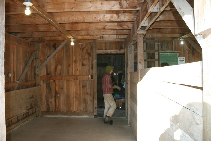 Pick-up Room Converted to a Woodshed